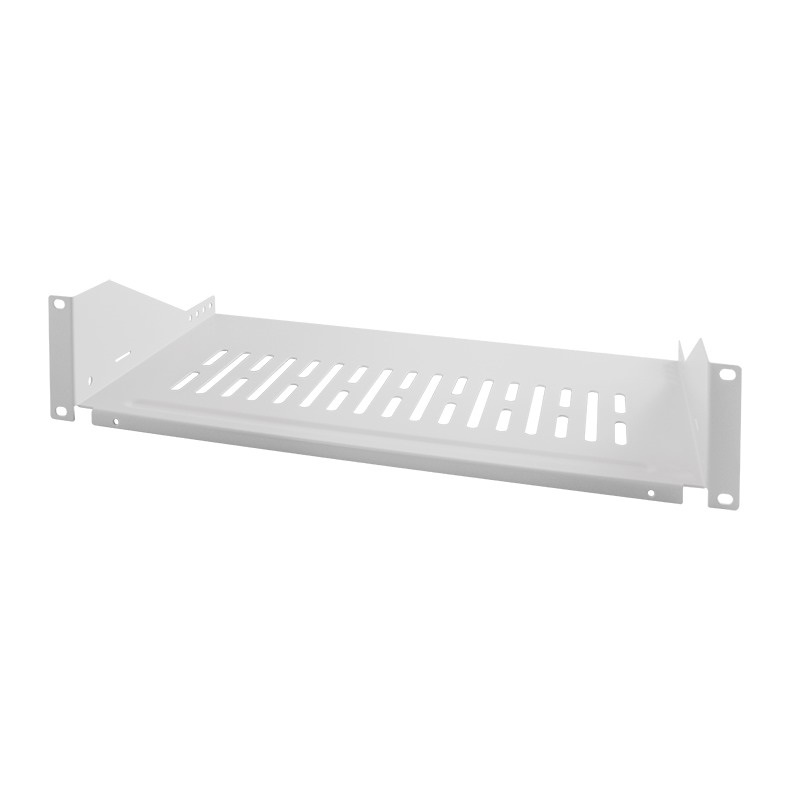 Logilink SF2C35G 19" konzolos polc, elülső csavaros rögzítés, szürke