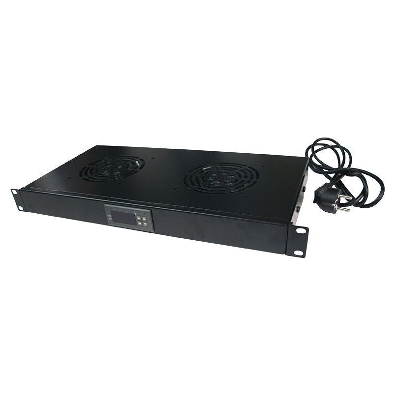 Logilink FAU04FB 19" ventilátor egység 4 ventilátorral, fekete