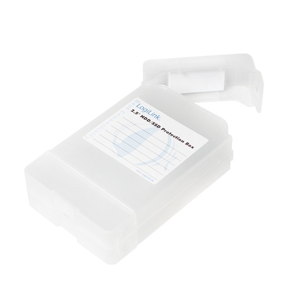 Logilink UA0277 2,5 "-es HDD védődoboz 2 HDD / SSD-hez, fehér