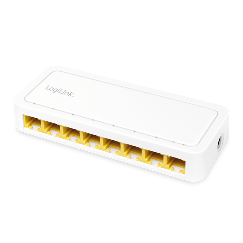 Logilink NS0115 8 portos Gigabit asztali hálózati kapcsoló, fehér