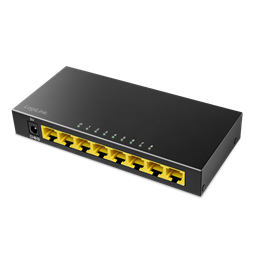 Logilink NS0117 8 portos Gigabit asztali hálózati kapcsoló, fém ház, fekete