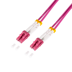 Logilink FC4LC07 Acél páncélozott szálas patch kábel OM4, Duplex LC/UPC - LC/UPC, 7,5 m
