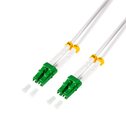 Logilink FC0LC01 Acél páncélozott szálas patch kábel OS2, Duplex LC/APC - LC/APC, 1,0 m