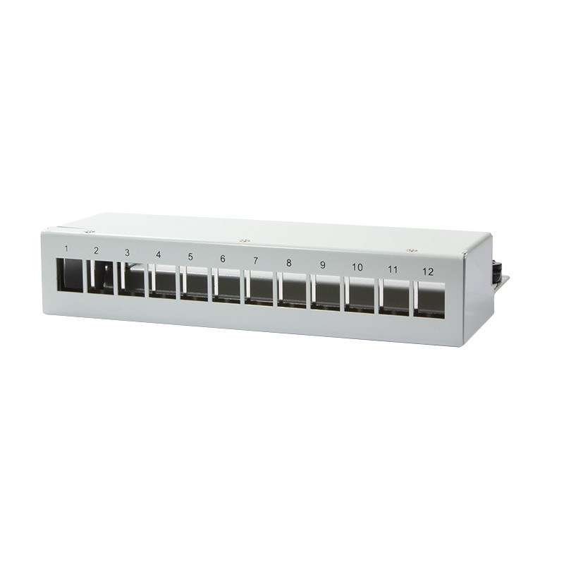 Logilink NK4052 Asztali keystone panel 12 keystone modulhoz, árnyékolt