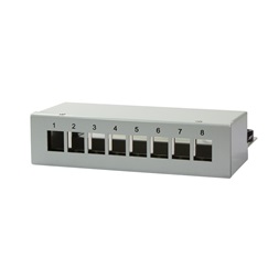Logilink NK4051 Asztali keystone panel 8 keystone modulhoz, árnyékolt