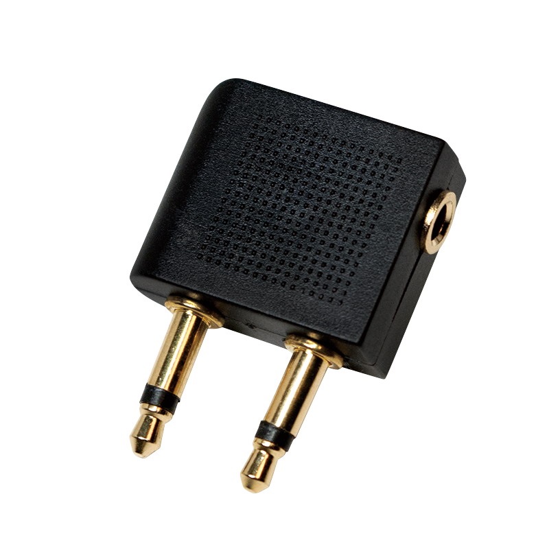 Logilink CA1089 Audioadapter, 2x 3,5 mm 2-Pin/M   3,5 mm 3-Pin/F, 90 -os szög