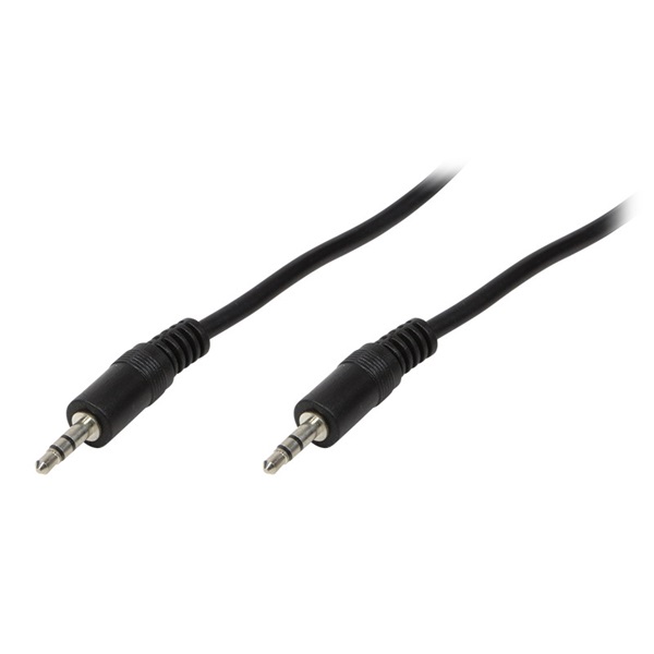 Logilink CA1052 Audiokábel, 3,5 mm-es 3-Pin/M   3,5 mm-es 3-Pin/M, fekete, 5 m