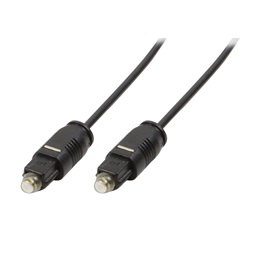 Logilink CA1005 Audiokábel, Toslink/M - Toslink/M, PMMA vezeték, fekete, 0,5 m