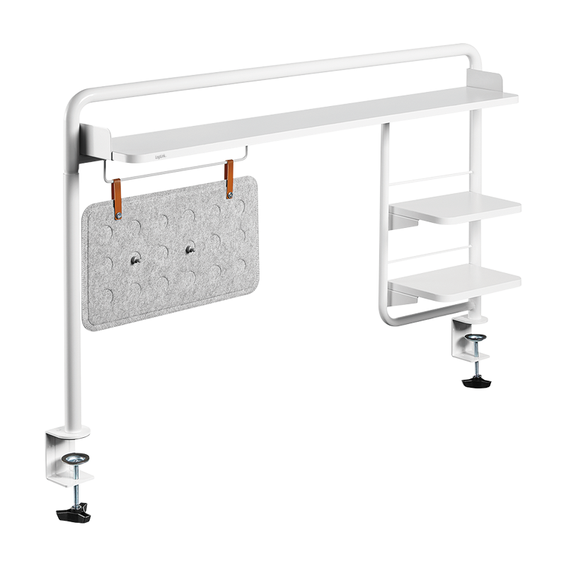 Logilink EO0046 Befogható asztali tálca, 1161 x 218 x 757 mm, fehér
