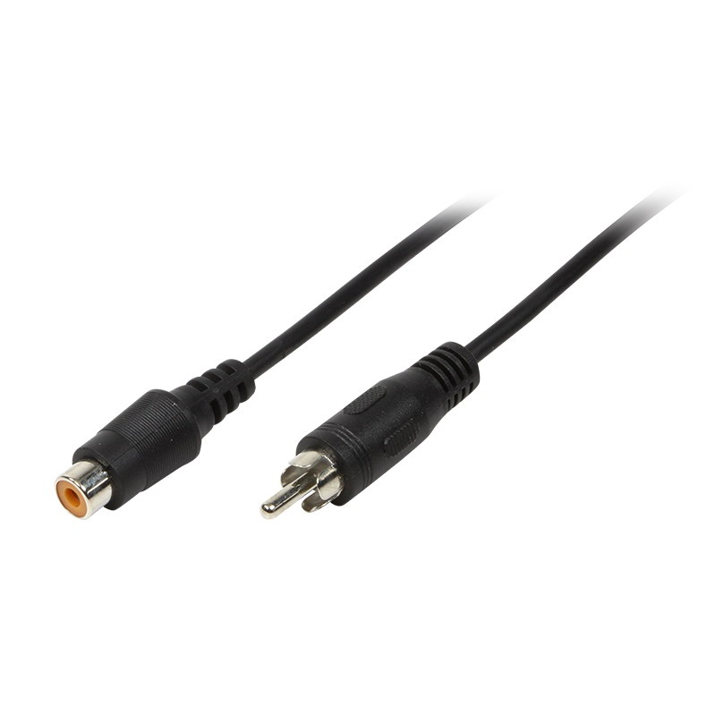 Logilink CA1033 10m RCA apa - RCA apa fekete audió kábel