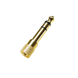 Logilink CA1213 Audio adapter, 6,35 mm-es 3 tűs/M 3,5 mm-es 3 tűs/F, cink