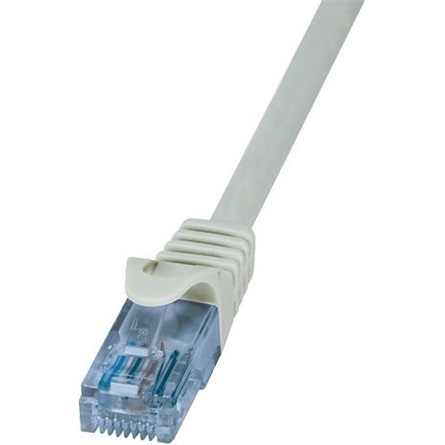 Logilink CP3012U Patch kábel Econline, Cat.6A, U/UTP, szürke, 0,25 m