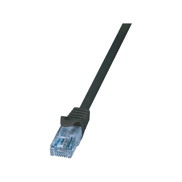 Logilink CP3053U Patch kábel Econline, Cat.6A, U/UTP, fekete, 2 m