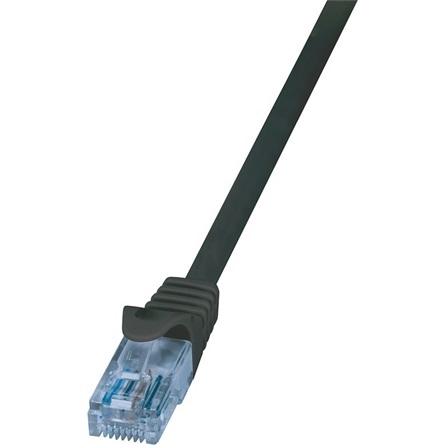 Logilink CP3083U Patch kábel Econline, Cat.6A, U/UTP, fekete, 7,5 m