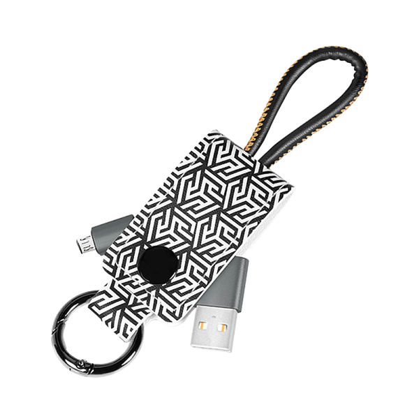 Logilink CU0165 USB 2.0 kábel, USB-A/M - Micro-USB/M, kulcstartóval, 0,22 m