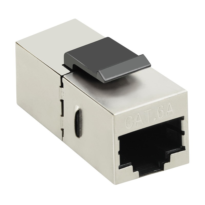 Logilink NK4010 Cat.6A Keystone Inline csatlakozó, STP, 17 mm széles, fém