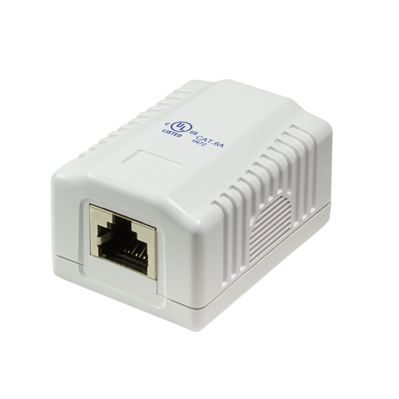Logilink NP0073 Cat.6A aljzat 1 x RJ45, fehér