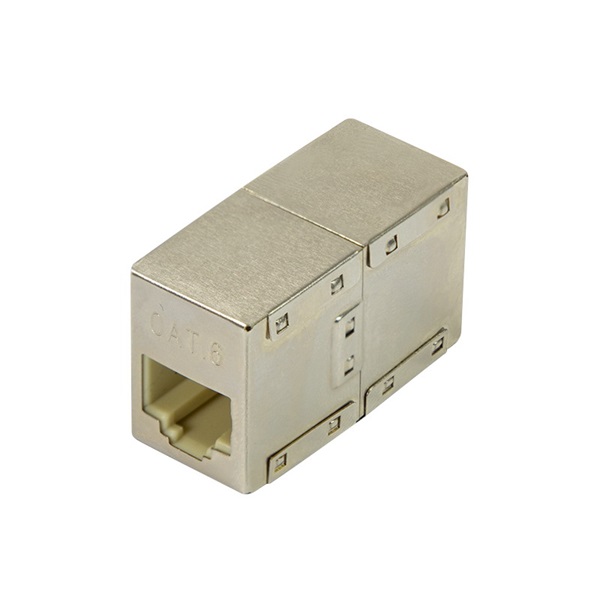 Logilink NP0058 Cat.6 RJ45 soros csatoló STP, árnyékolt, mini típus