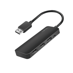 Logilink CV0146 DisplayPort elosztó, 1x3 port, 1x DP - 3x HDMI, 4K/60 Hz, HDCP, MST