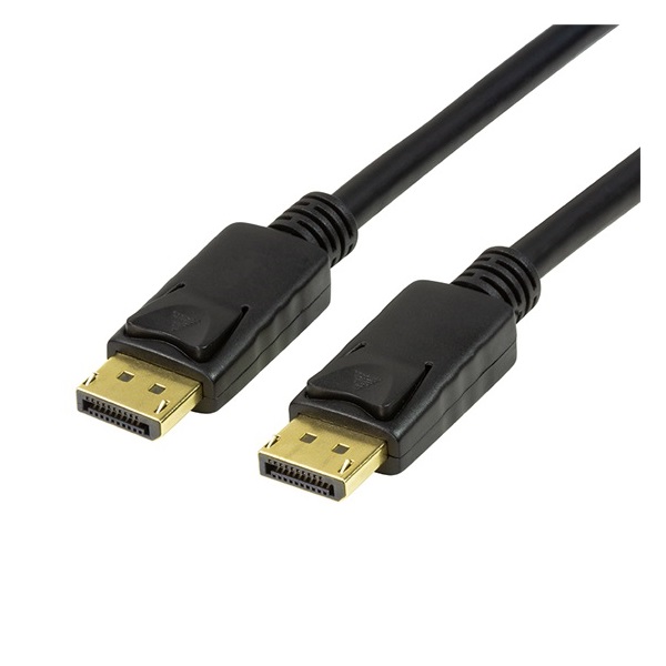 Logilink CV0121 DisplayPort kábel, DP/M-DP/M, 8K/60 Hz, fekete, 3 m