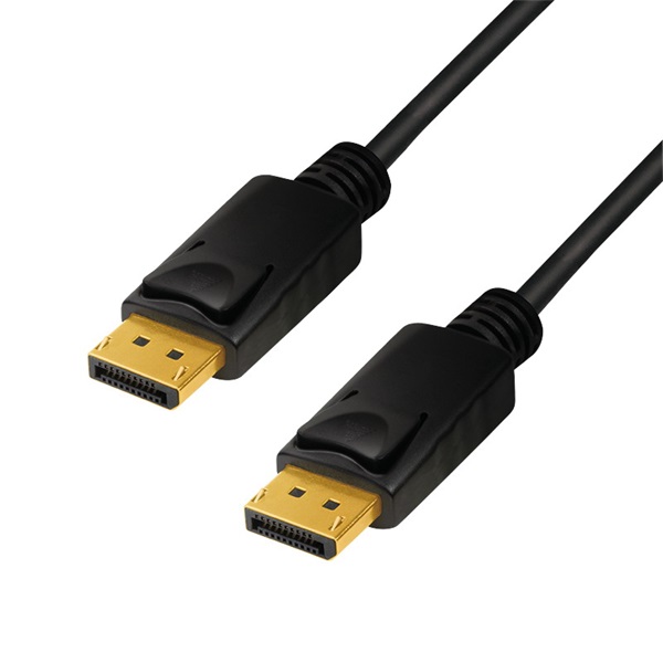 Logilink CV0119 DisplayPort kábel, DP/M-DP/M, 8K/60 Hz, fekete, 1 m