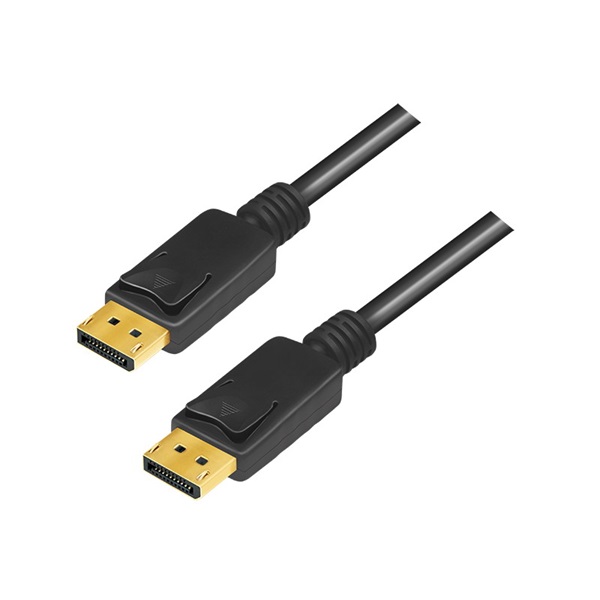 Logilink CV0139 DisplayPort kábel, DP/M-DP/M, 8K/60 Hz, fekete, 5 m