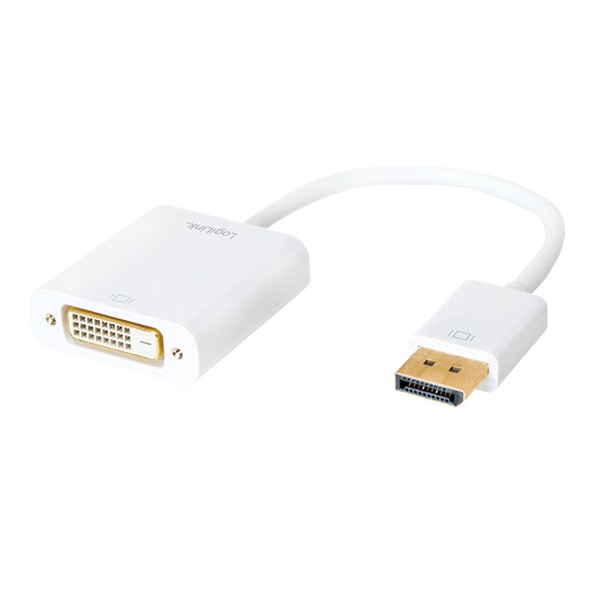 Logilink CV0058B Displayport 1.2 DVI átalakító, aktív típus