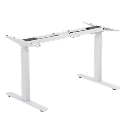 Logilink EO0051W Elektromosan állítható asztalkeret, 3-szoros teleszkópos lábak, 2 motor, fehér