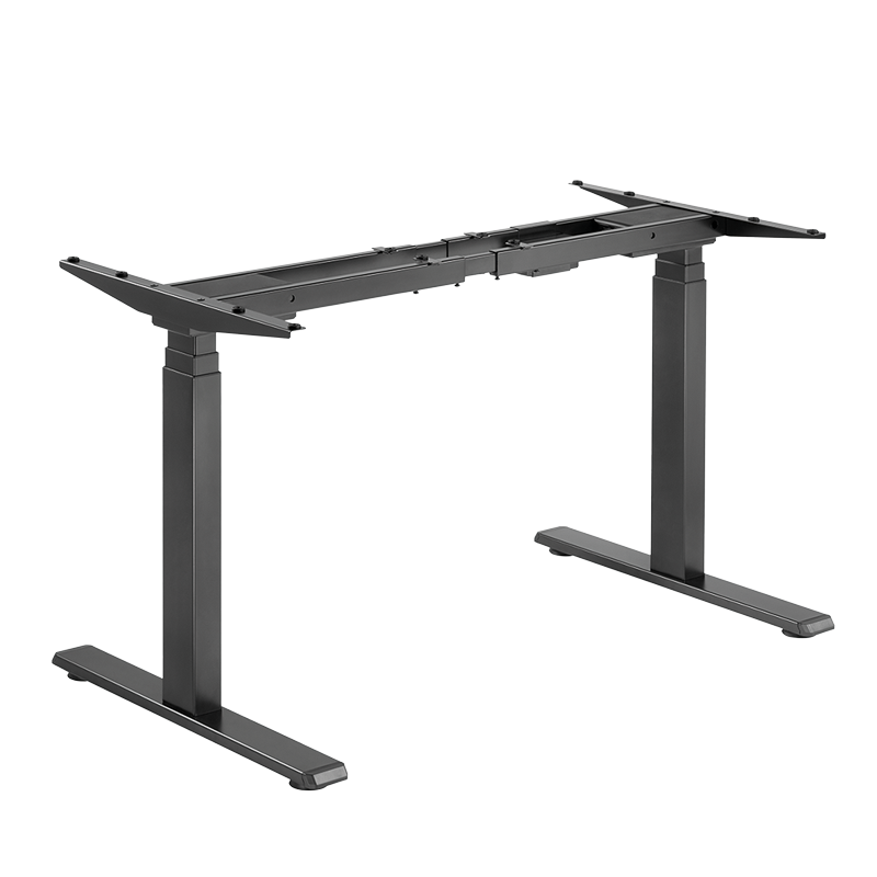 Logilink EO0051 Elektromosan állítható asztalkeret, 3-szoros teleszkópos lábak, 2 motor, fekete