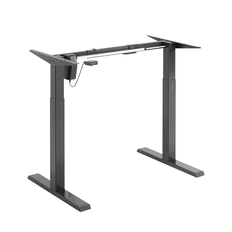 Logilink EO0029 Elektromosan állítható ülő-álló asztalkeret, 1 motor, fekete