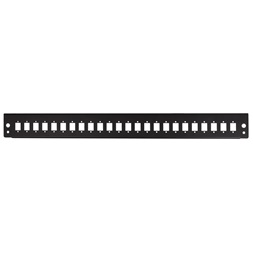 Logilink FB2401B Előlap 24 x LC-Duplex vagy SC-Simplex üvegszálas patch panelhez, fekete