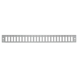 Logilink FB2402G Előlap 24 x SC-Duplex vagy LC-Quad száloptikai patch panelhez, világosszürke