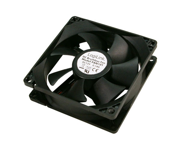 Logilink FAN101 Ventilátor 80x80x25mm fekete