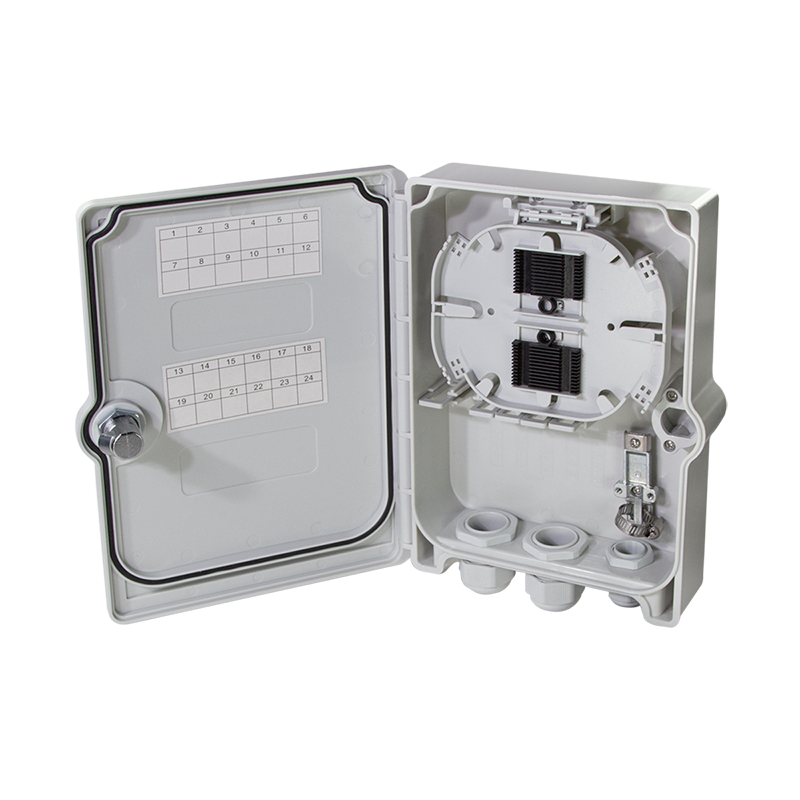 Logilink FB124E FTTH elosztó doboz max. 24 szál, 6x LC/QD vagy SC/DX, terheletlen, IP55