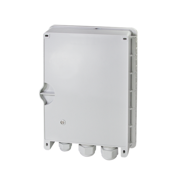 Logilink FB124E FTTH elosztó doboz max. 24 szál, 6x LC/QD vagy SC/DX, terheletlen, IP55