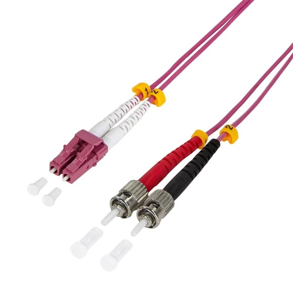 Logilink FP4LT20 Fibre Patch kábel OM4 LC-ST 20m Duplex