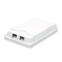 Logilink FB1001 FTTH végdoboz, 2 port, falra szerelhető, fehér