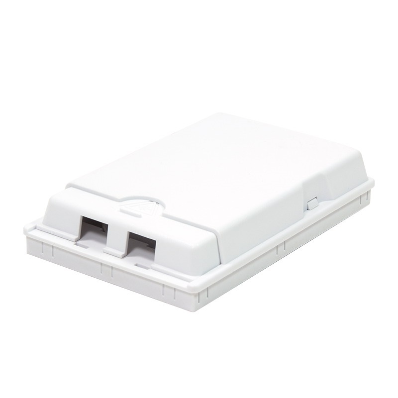 Logilink FB1001 FTTH végdoboz, 2 port, falra szerelhető, fehér