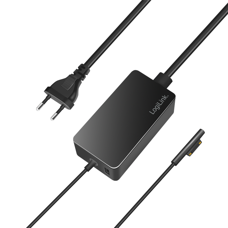 Logilink PA0309 Felületi laptop töltő, 65 W, USB-Port, fekete