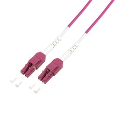 Logilink FP4UB07 Fiber duplex patch kábel, OM4, 50/125 , Uniboot LC-LC, lila, 7,5 m