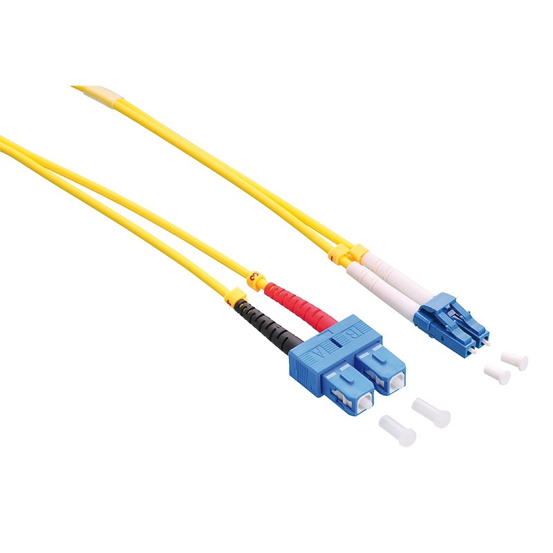 Logilink FP0LS03 Fiber duplex patch kábel, OS2, 9/125 , LC-SC, sárga, 3 m