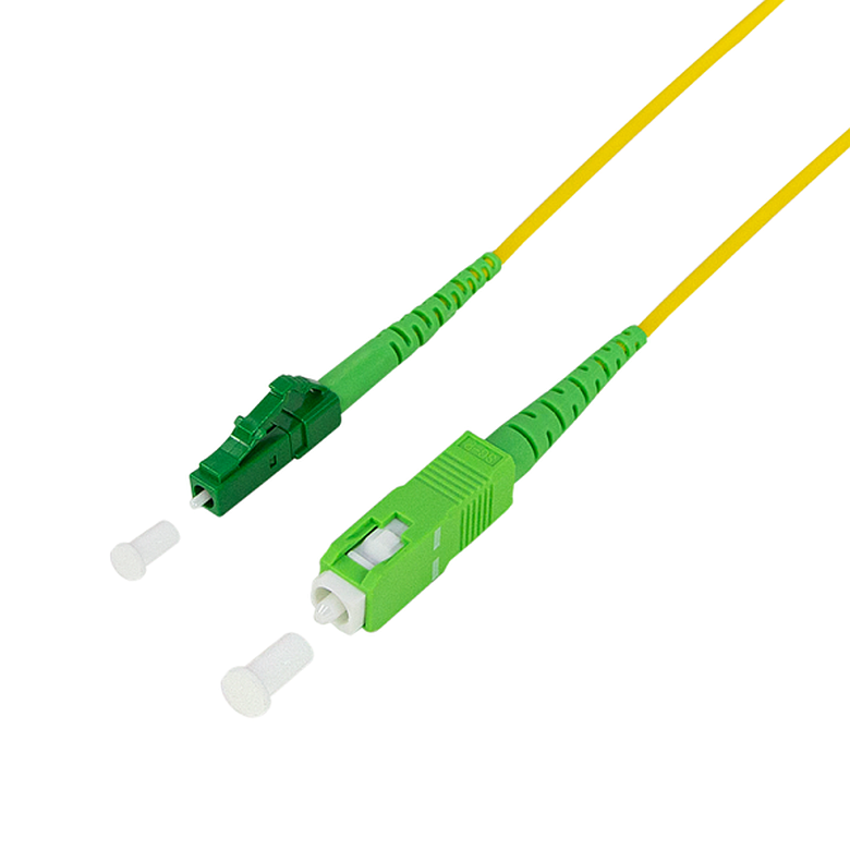 Logilink FPSLS10 Fiber szimplex patch kábel, OS2, SM G.657.A2, SC/APC-LC/APC, 10 m