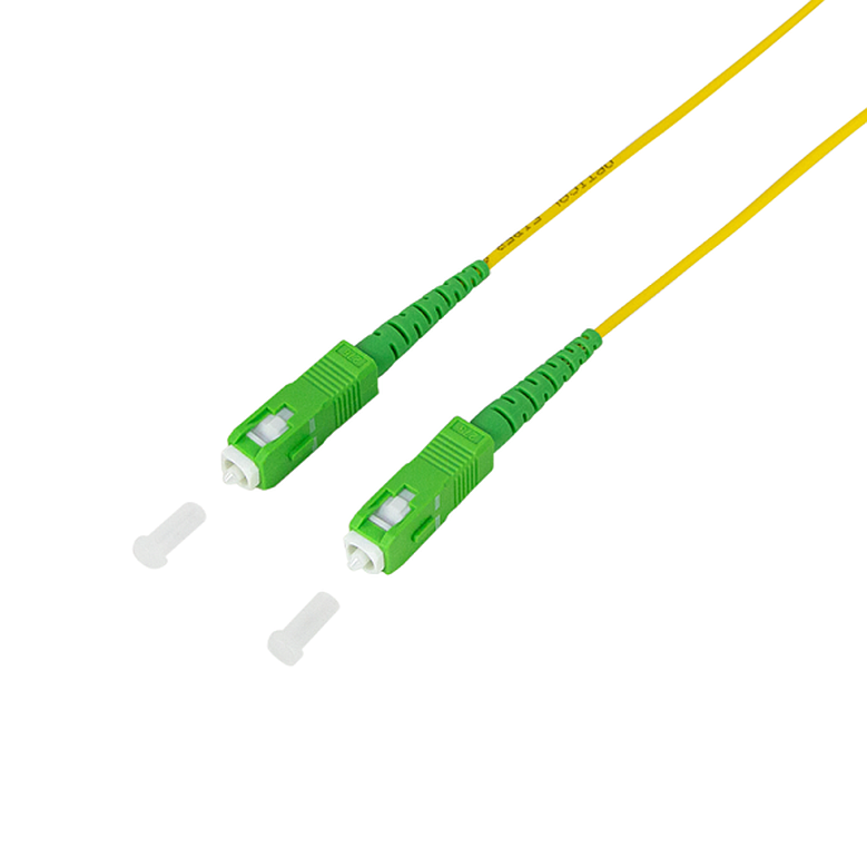 Logilink FPSSC01 Fiber szimplex patch kábel, OS2, SM G.657.A2, SC/APC-SC/APC, 1 m