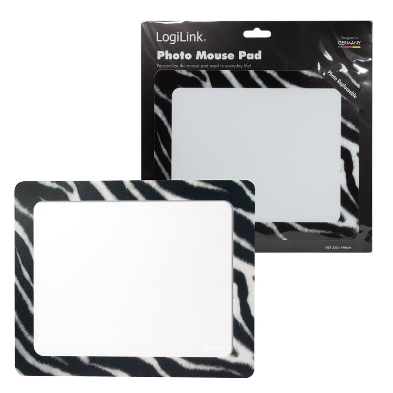 Logilink ID0168 Fotós egérpad, "Zebra"