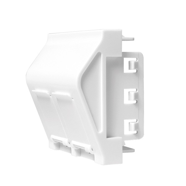Logilink NF0012 Francia előlap 45 típusú, 45 x 45 mm, 2 port, fehér