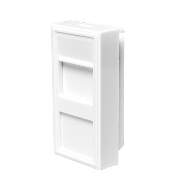 Logilink NF0001 Francia előlap, moduláris betét 22,5 x 45 mm, fehér