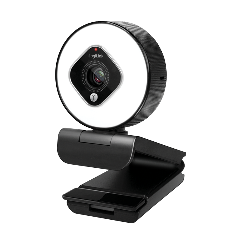 Logilink UA0384 Full HD USB webkamera, 76 , kettős mikrofon, autofókusz, állvány