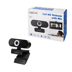 Logilink UA0371 Full HD USB webkamera mikrofonnal