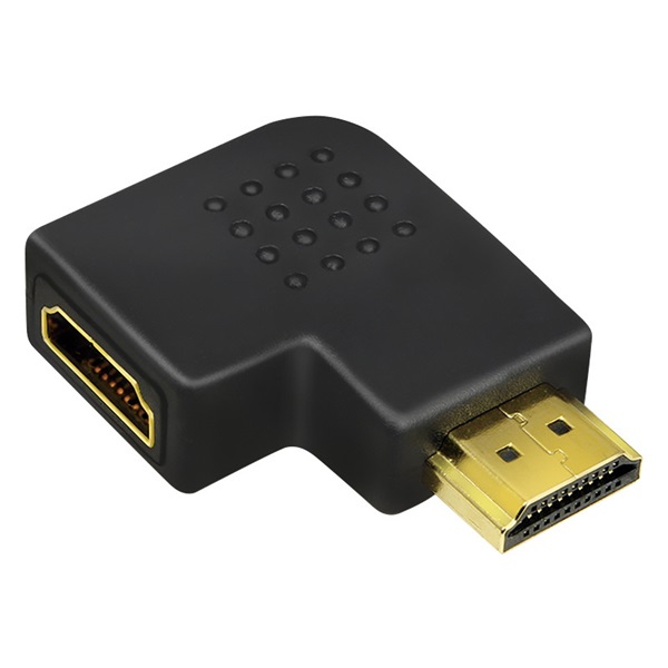 Logilink AH0008 HDMI adapter, A/M-A/F, 90 , lapos, 4K/30 Hz