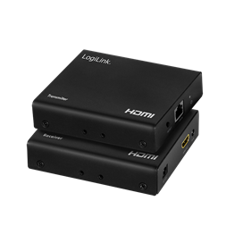 Logilink HD0030 HDMI bővítő/elosztó készlet LAN-on keresztül, 70 m, 1x2 port, 4K/60 Hz, HDR, IR, POC